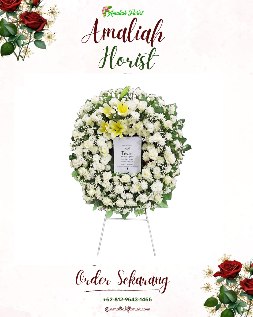 Krans Bunga Duka Pekanbaru Kota