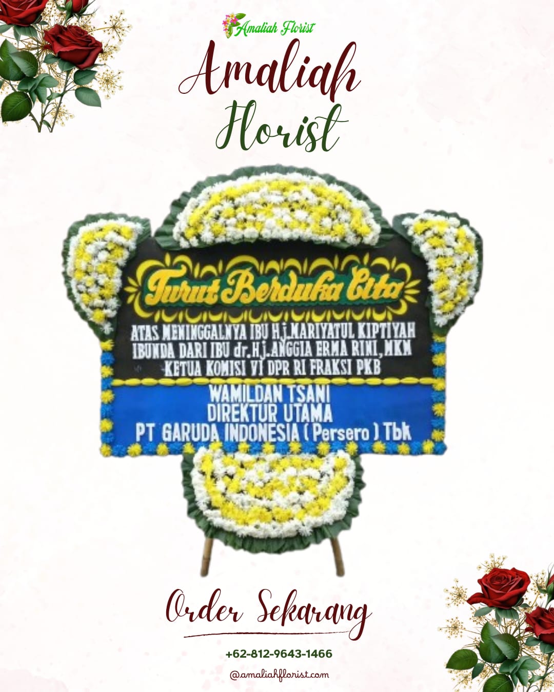 Papan Bunga Duka Pekanbaru Kota